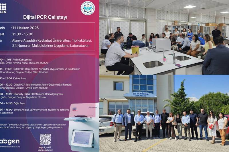 ALKÜ MOLTAM'da Dijital PCR Çalıştayı Gerçekleştirildi